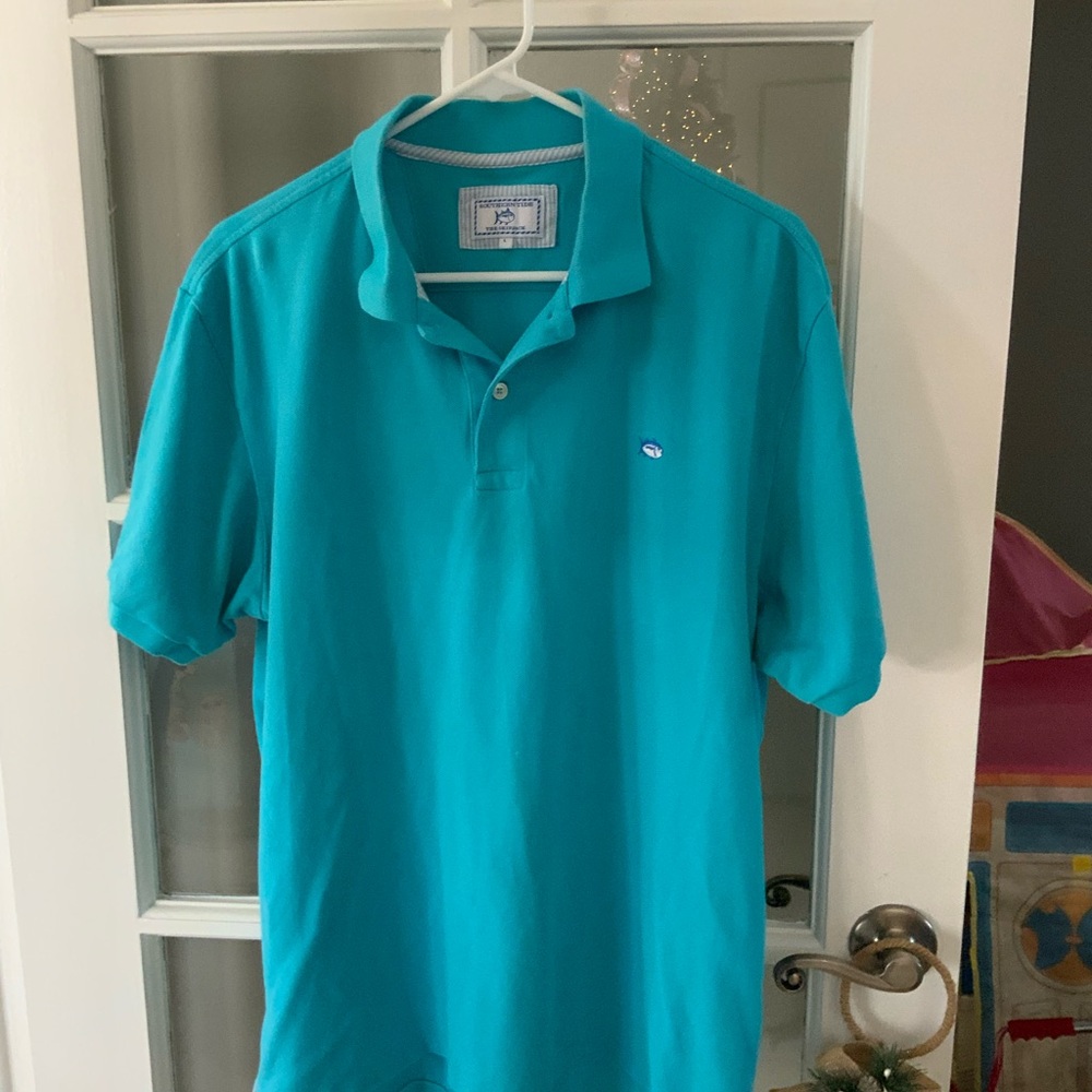 Southern Tide Men's Turquoise Polo Shirt
